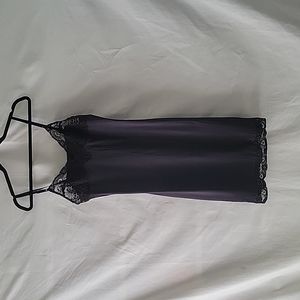 Black vintage slip